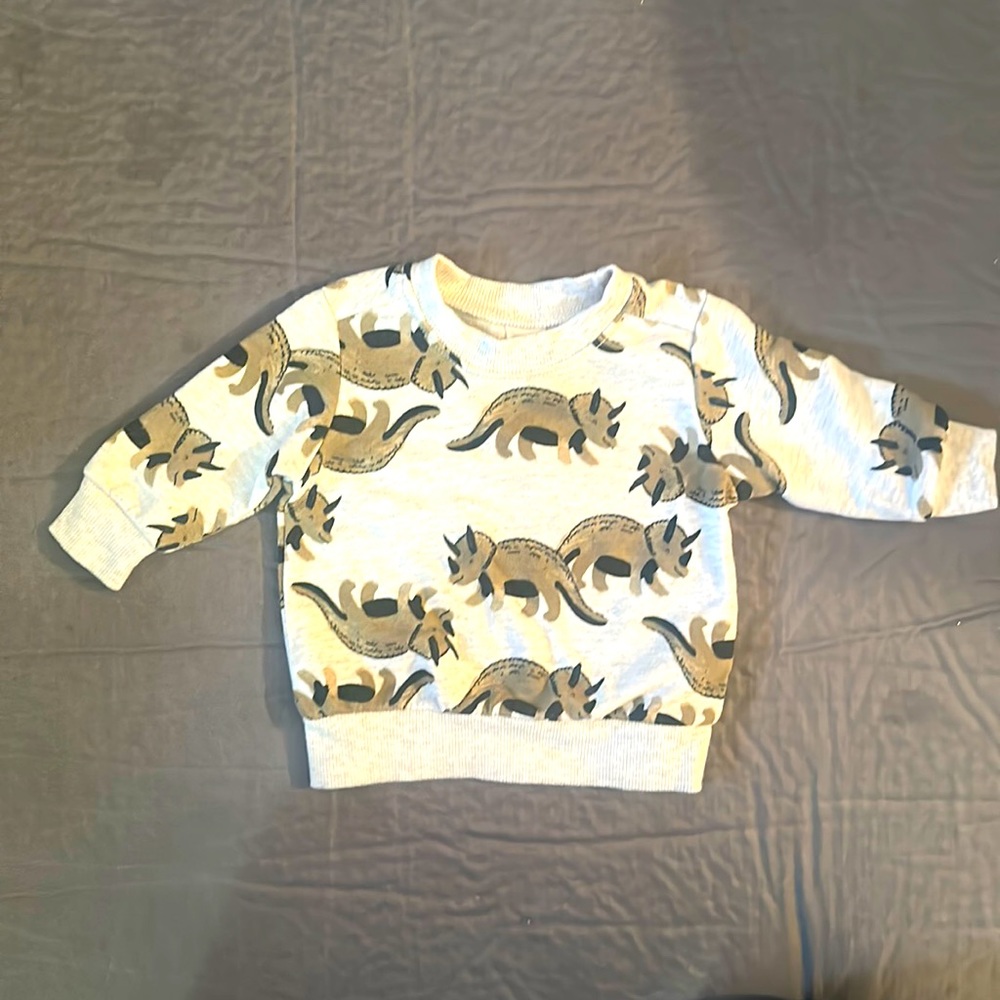 Carters Dino sweater for size up to 3-months